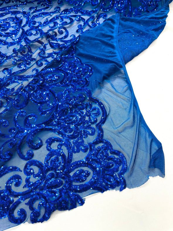 KING DAMASK SEQUIN (By The Yard)