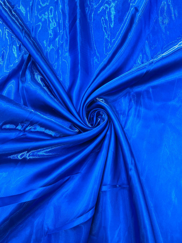 Royal Blue Bridal Liquid Satin Fabric-Glossy Satin-58” Wide-Prom.