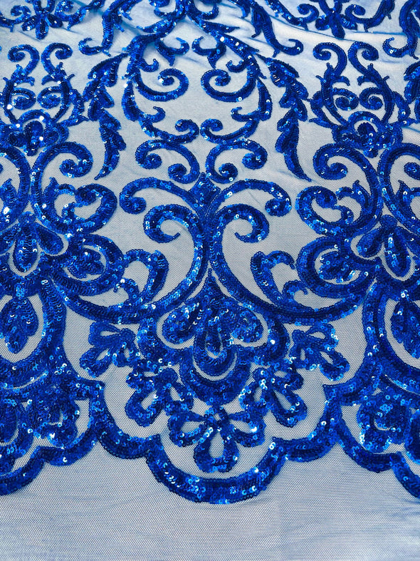 KING DAMASK SEQUIN (By The Yard)