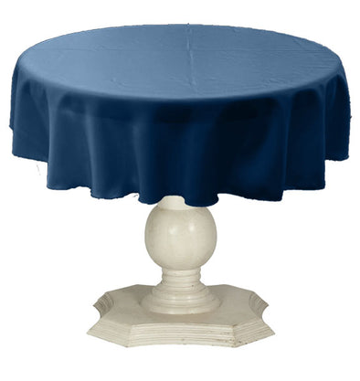 Copy of Rose Round Tablecloth Solid Dull Bridal Satin Overlay for Small Coffee Table Seamless
