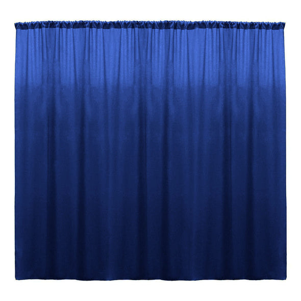 Royal Blue SEAMLESS Backdrop Drape Panel All Size Available in Polyester Poplin Party Supplies Curtains