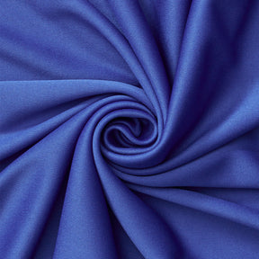 Royal Blue Polyester Knit Interlock Mechanical Stretch Fabric 58"/60"/Draping Tent Fabric. Sold By The Yard.