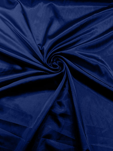 Royal Blue Light Weight Silky Stretch Charmeuse Satin Fabric/60" Wide/Cosplay.
