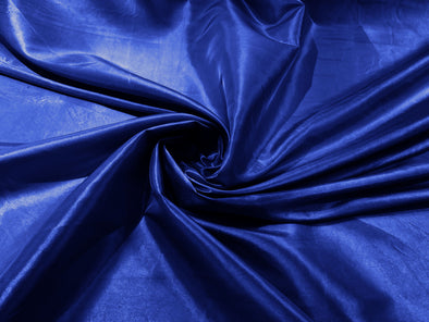Royal Blue Solid Taffeta Fabric/Taffeta Fabric by The Yard/Apparel, Costume, Dress, Cosplay, Wedding