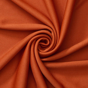 Rust Polyester Knit Interlock Mechanical Stretch Fabric 58"/60"/Draping Tent Fabric. Sold By The Yard.