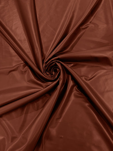 Rust Spandex Matte PU Vinyl Fabric-56 Inches Wide-(Matte Latex Stretch) - Sold By The Yard