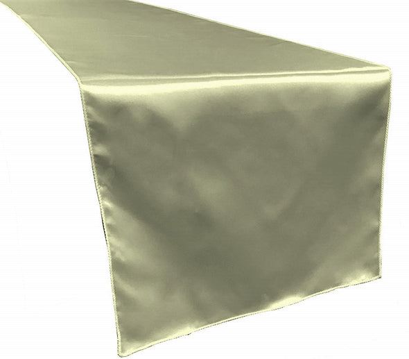 Sage Green Bridal Satin Table Runner, Wedding Banquet Decoration, ( Choose Size Below )