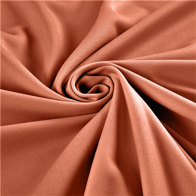 Salmon Stretch Crepe Scuba Techno Knit Polyester Spandex Fabric for Bows, Top Knots, Head Wraps, Clothes, Costumes, Craft.