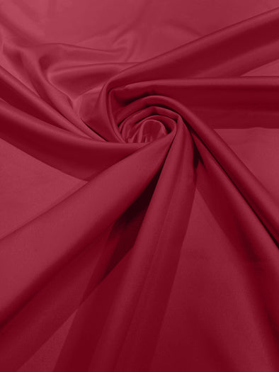 Salmon Pink Matte Stretch Lamour Satin Fabric 58" Wide/Sold By The Yard. New Colors