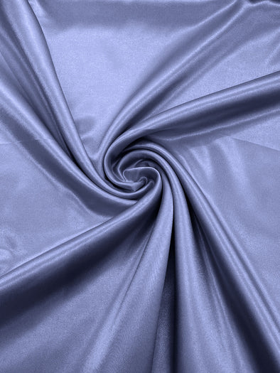 Sea Blue Crepe Back Satin Bridal Fabric Draper/Prom/Wedding/58" Inches Wide Japan Quality
