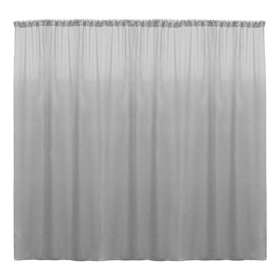 Silver SEAMLESS Backdrop Drape Panel All Size Available in Polyester Poplin Party Supplies Curtains