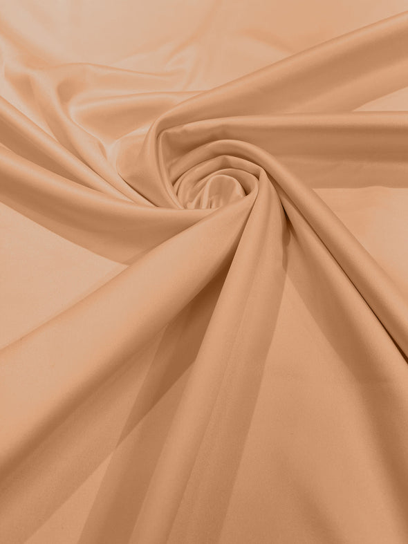 Skin Matte Stretch Lamour Satin Fabric 58" Wide/Sold By The Yard. New Colors