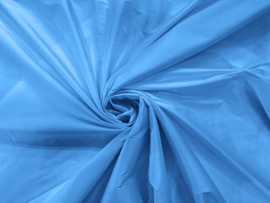 Sky Blue100% Polyester Imitation Silk Taffeta Fabric 55" Wide/Costume/Dress/Cosplay/Wedding