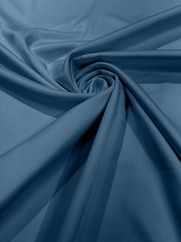 Matte Stretch Lamour Satin Fabric 58" Wide/Sold By The Yard. New Colors