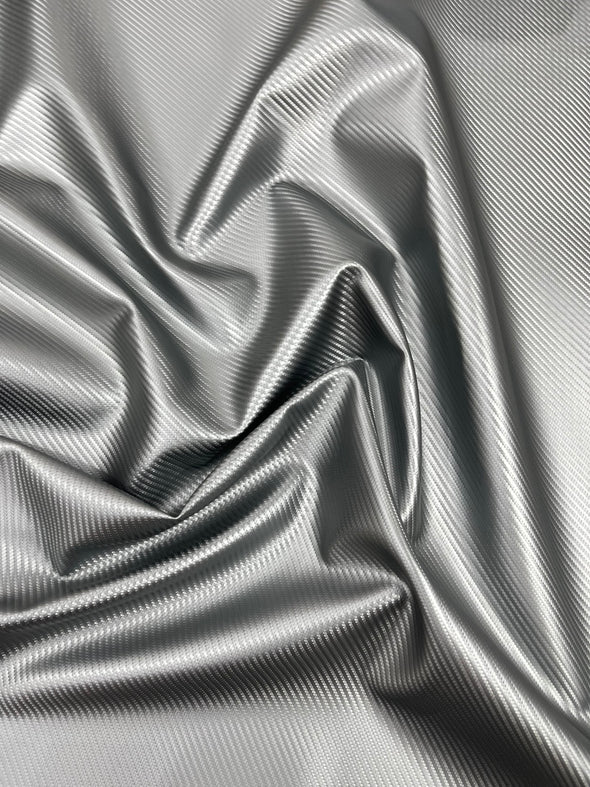 Carbon Fiber Marine Vinyl Upholstery Fabric/Crafting Apparel Vinyl Fabric 54" Wide