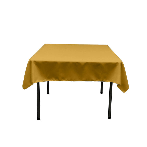 Sungold Square Polyester Poplin Table Overlay - Diamond. Choose Size Below