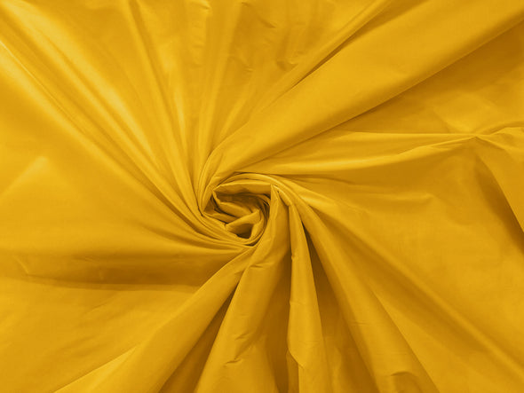 Sun Gold 100% Polyester Imitation Silk Taffeta Fabric 55" Wide/Costume/Dress/Cosplay/Wedding
