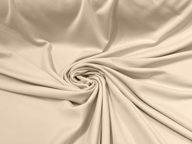Taupe 59/60" Wide 100% Polyester Wrinkle Free Stretch Double Knit Scuba Fabric/cosplay/costumes