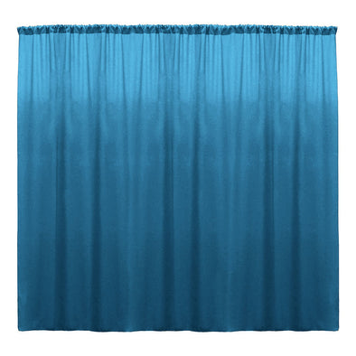 Teal Blue SEAMLESS Backdrop Drape Panel All Size Available in Polyester Poplin Party Supplies Curtains