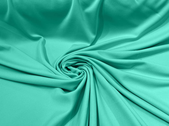 Teal Green 59/60" Wide 100% Polyester Wrinkle Free Stretch Double Knit Scuba Fabric/cosplay/costumes