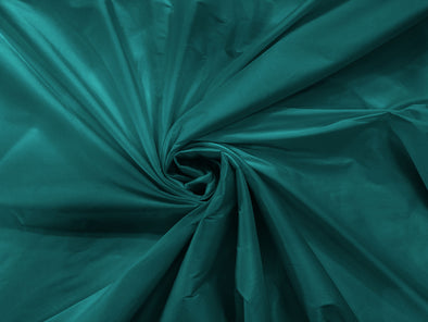 Teal Green 100% Polyester Imitation Silk Taffeta Fabric 55" Wide/Costume/Dress/Cosplay/Wedding