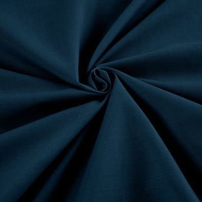 Teal Wide 65% Polyester 35 Percent Solid Poly Cotton Fabric for Crafts Costumes Decorations-Sold by the Yard