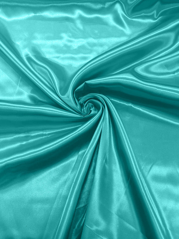 Tiff Blue Shiny Charmeuse Satin Fabric for Wedding Dress/Crafts Costumes/58” Wide /Silky Satin