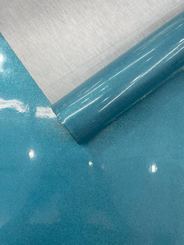 Sparkle Glitter Upholstery Vinyl Fabric / Crafting Apparel Upholstery Vinyl Fabric 54" Wide.