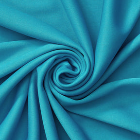 Turquoise Polyester Knit Interlock Mechanical Stretch Fabric 58"/60"/Draping Tent Fabric. Sold By The Yard.