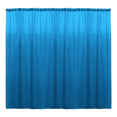 Turquoise SEAMLESS Backdrop Drape Panel All Size Available in Polyester Poplin Party Supplies Curtains
