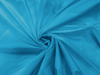 Turquoise 100% Polyester Imitation Silk Taffeta Fabric 55" Wide/Costume/Dress/Cosplay/Wedding