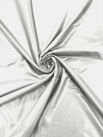 White Spandex Matte PU Vinyl Fabric-56 Inches Wide-(Matte Latex Stretch) - Sold By The Yard