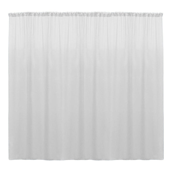 White SEAMLESS Backdrop Drape Panel All Size Available in Polyester Poplin Party Supplies Curtains