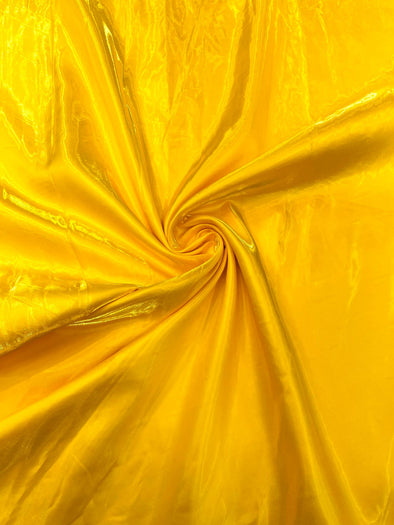 Yellow Bridal Liquid Satin Fabric-Glossy Satin-58” Wide-Prom.