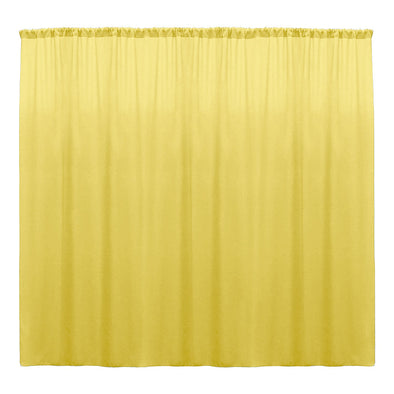 Yellow SEAMLESS Backdrop Drape Panel All Size Available in Polyester Poplin Party Supplies Curtains