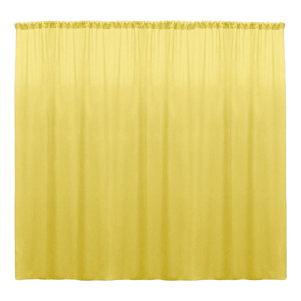 Yellow SEAMLESS Backdrop Drape Panel All Size Available in Polyester Poplin Party Supplies Curtains
