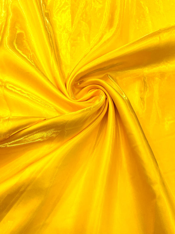 Yellow Bridal Liquid Satin Fabric-Glossy Satin-58” Wide-Prom.