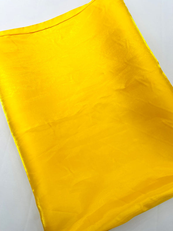 Yellow Bridal Liquid Satin Fabric-Glossy Satin-58” Wide-Prom.