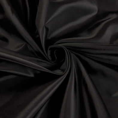 Black 60" Wide Polyester Lining Fabric - Sold By The Yard