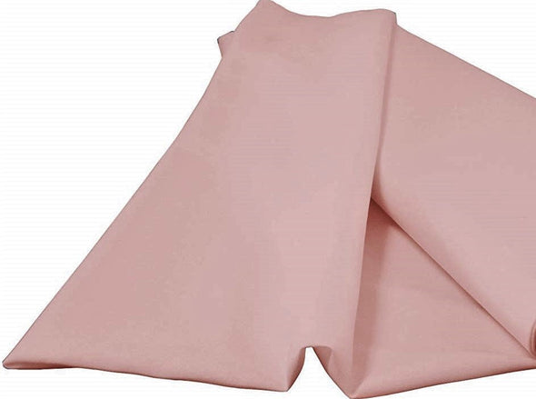 Blush 100% Polyester Spun Poplin Fabric Sold By The Yard.