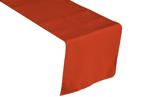 Polyester Poplin Table Runner 12" Wide x 72" Long for Wedding, Baby Shower, Home, Restaurant,