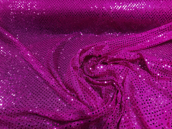 44/45" Wide Faux Confetti Sequin Knit Shiny Dot Fabric. Sold By The Yard