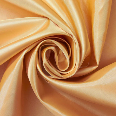 Gold 60" Wide Polyester Lining Fabric - Sold By The Yard