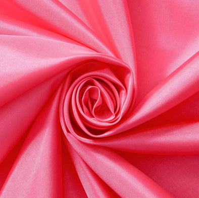 Hot Pink 60" Wide Polyester Lining Fabric - Sold By The Yard