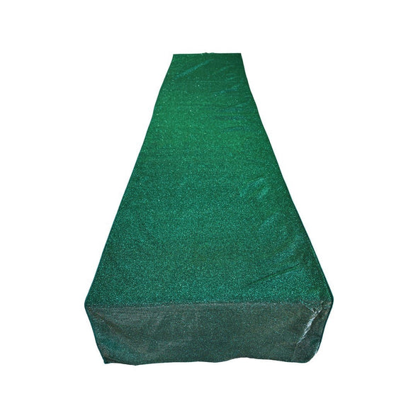 Jade Full Covered Glitter Shimmer Fabric Table Runner - Party Decoration