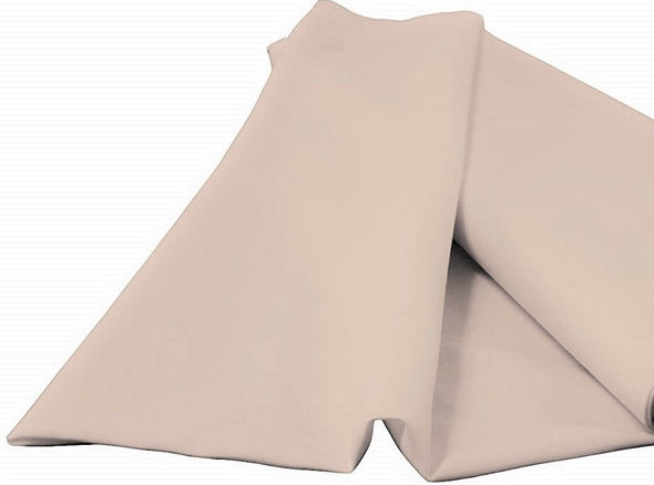 Khaki 100% Polyester Spun Poplin Fabric Sold By The Yard.