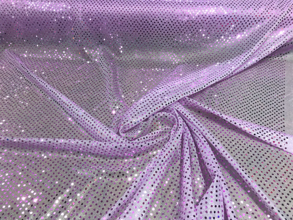 44/45" Wide Faux Confetti Sequin Knit Shiny Dot Fabric. Sold By The Yard