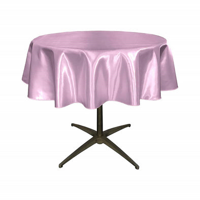 Lilac Satin Table Overlay, for Small Coffee Table.