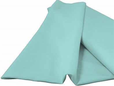 Mint 100% Polyester Spun Poplin Fabric Sold By The Yard.