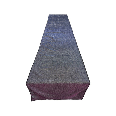 Moon Shadow Full Covered Glitter Shimmer Fabric Table Runner - Party Decoration